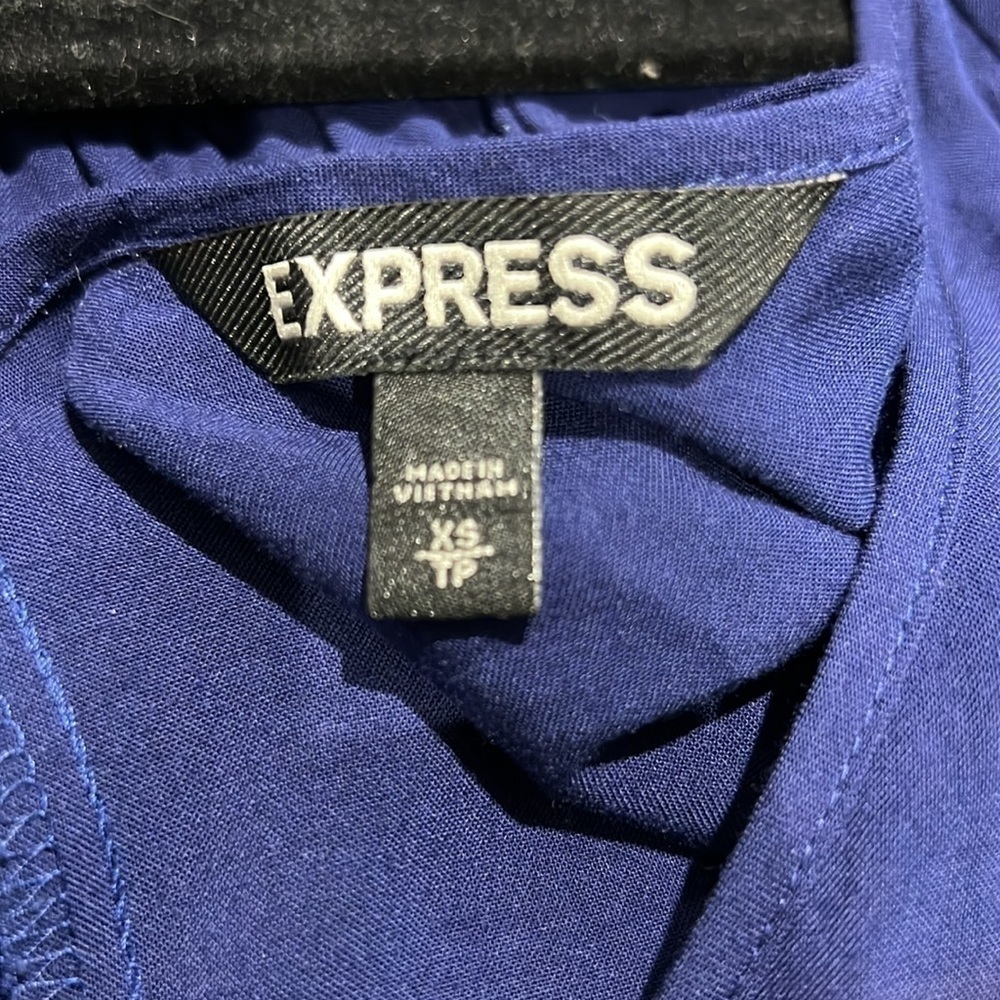 Express Blue Romper Women's Extra Small Size - Picture 8 of 9